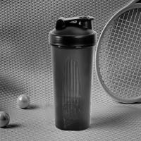 Botella De Fitness 600ml 20oz Shaker Plástico Portátil Para Entusiastas Y Atletas Material ABS - details 0