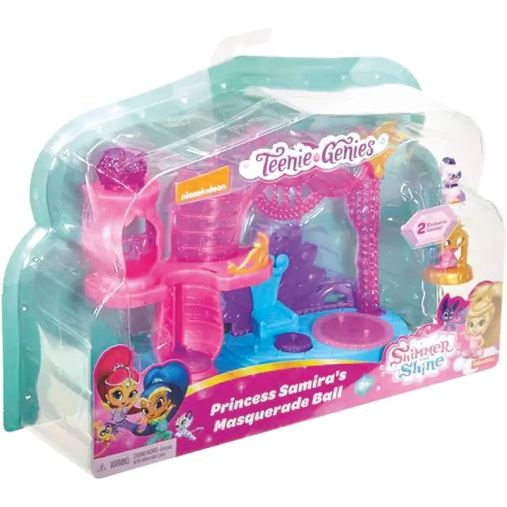 Shimmer and Shine - PRINCESA SAMIRA - Teenie Genies - FISHER PRICE - Un mundo mágico donde los genios viven, trabajan y juegan - Regalo Original - Mayores de 3 años - 1