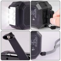 Radio de iluminación con manivela manual, duración, Alimentación por Energía Solar, para supervivencia al Aire Libre y Camping,Radio de Cuerda recargable por USB, Carga Móvil, FM Radio, Indoor LED - details 7