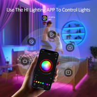 Tira De LED RGB Flexible 40m/30m/20m/15m DC 24V Con Control Por App Y Sincronización Musical Para Decoración De Navidad Y Habitaciones - details 4