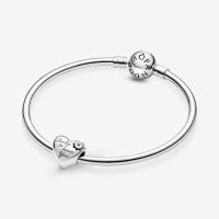 PANDORA Dijes de Plata de Ley con scripciones Mum Sister y Aunt, Viene con Caja de June original. - details 2