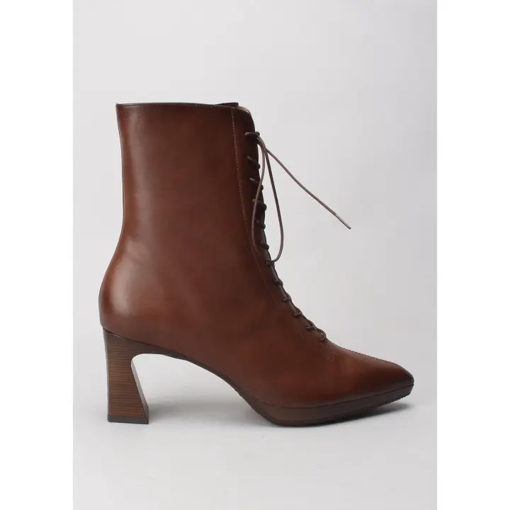 botin plataforma cordones soho avellana HISPANITAS - 1