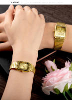 Reloj De Pulsera De Lujo En Oro Y Acero Inoxidable Para Hombres Y Mujeres Reloj De Cuarzo Resistente Al Choque Y Al Agua L1018 - details 1