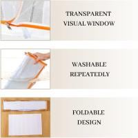 Estante de zapatos debajo de la cama, plegable caja de almacenamiento de zapatos debajo de la cama, con cremallera extra fuerte, para hombres y mujeres zapatos, tacones altos y zapatillas de deporte - details 2