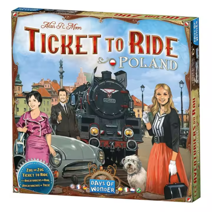 Juego de mesa aventureros al tren polonia pegi 8 - 1