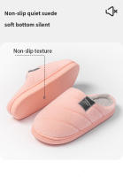 Zapatillas De Casa Para Hombre Antideslizantes Y Calientes Con Pelo Fluffy Suela Resistente Al Desgaste Uso Interior Otoño E Invierno - details 6