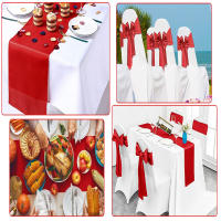 Corredor De Mesa De Seda 30cmx275cm Para Boda Y Fiesta Decoración Del Hogar Cubierta De Mesa De Eventos Y Banquetes - details 11