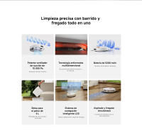 Official | Xiaomi Robot Vacuum H40, Aspirado y Fregado Antienredos con Recogida de Polvo de Gran Capacidad, Potente Ventilador de Succión de 10 000 Pa, Tecnología Antienredos Multidimensional, Batería de 5200 mAh, Bolsa para el Polvo de 4 L - details 1