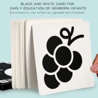 Tarjetas Educativas Montessori Para Bebés Estimulación Visual En Blanco Y Negro Alta Contraste Juguete Educativo Para Recién Nacidos Desarrollo Cerebral - details 13