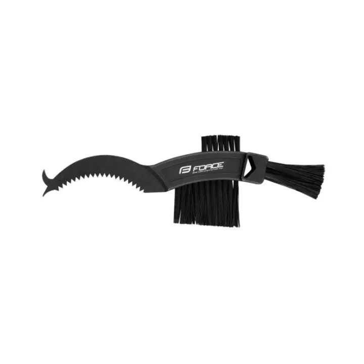 Force - Cepillo limpiacassette para bicicleta de ciclismo, cepillo corto y grueso de 19 cm para cassettes y neumáticos - 1