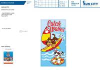 Toalla Playa Piscina infantil Patrulla Canina Marshall y Chase 70x140cm de microfibra para niños - details 1