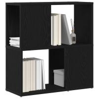 Estantería vidaXL Negra Roble 60x24x63 cm Madera - details 2