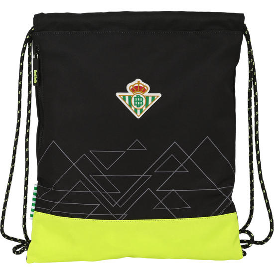 SAFTA  SACO DEPORTIVO REAL BETIS BALOMPIE - Saco Deportivo Licencia Oficial - Diseño Moderno - Ideal para Gimnasio y Viajes - Material Resistente - Cierre Ajustable