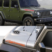 Cubierta De Parachoques Para Coche Estampado De Vinilo Para Jeep Wrangler Unlimited JK JL CJ RUBICON Accesorios De Ajuste Externo DIY 2PCS - details 3