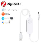Tira De Luz LED COB Flexible 5V USB Tuya Zigbee 3.0 1m-5m Blanco Cálido Controlable Por Voz Para Decoración De Hogar Compatible Con Alexa Google - details 1