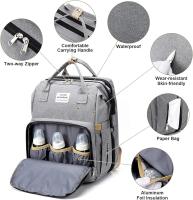 16,5*12,5*8,67 pulgadas pañal Baby Bolso, baby's Cuido Bolso, baby baño Bolso, baby Bolso de la botella, capacidad Grande impermeable, esencial del recién nacido - details 1