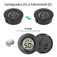 Mini Termómetro Digital Higrómetro 6~10PCS Rango De Medición -50~ +70°C Para Nevera Y Congelador Sensor De Temperatura Y Humedad Detector - details 4