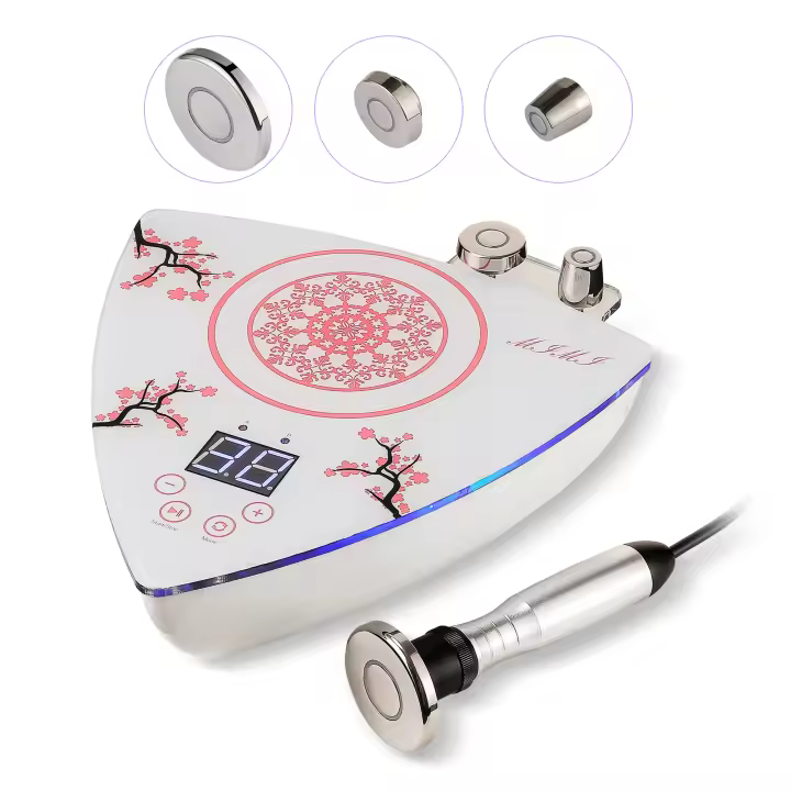 Nueva Máquina De Belleza RF 2 En 1 Para Cuidado De La Piel Del Ojo Rejuvenecimiento De La Piel Levantamiento Facial Masaje Corporal Herramienta Metálica Eléctrica Para El Rostro Y Cuerpo - 1