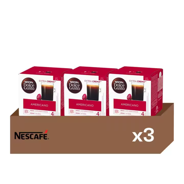Americano - Pack 3 Cajas de Café (48 uds) | Café Largo e Intenso con Matices Elegantes y Afrutados - 1