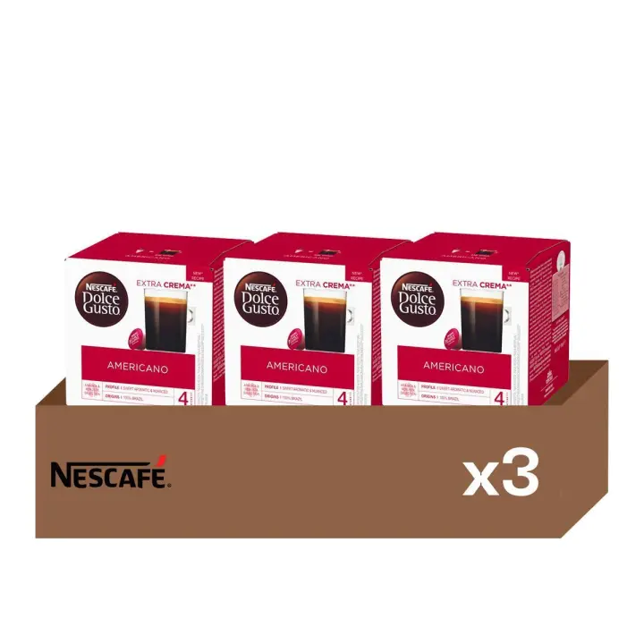 Americano - Pack 3 Cajas de Café (48 uds) | Café Largo e Intenso con Matices Elegantes y Afrutados - 1