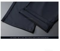 Pantalones Casuales Ultrafinos Para Hombre Verano Algodón De Seda Con Elasticidad Alta Secado Rápido Pantalones Rectos Negocios Estilo Coreano - details 22
