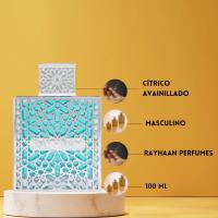 Aquatica de Rayhaan es una fragancia masculina fresca, exótica y sorprendentemente gourmand, pensada para hombres que buscan un aroma diferente, moderno y con personalidad. - details 4