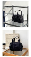 Bolso Bandolera De Nylon Plateado Para Mujer Estilo Casual Verano Bolso De Hombro Redondo Versátil Moda Alta Con Cierre De Cremallera - details 12