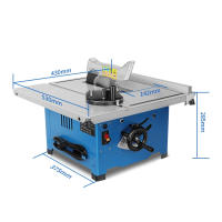 Sierra de escritorio en miniatura para carpintería, máquina de corte eléctrica de precisión a prueba de polvo, sierra doméstica de escritorio, 8 pulgadas - details 2