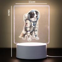 Luz Nocturna Recargable Para Niños Con Figura De Anime Manga Collie Fronterizo Lámpara De Noche Para Dormitorio Regalo Para Niños - details 3