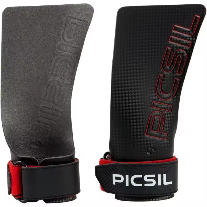 PICSIL RX Calleras para Cross Training, Carbon Grips, para Gimnasio, Box, Halterofilia, Gimnasia, Previenen Ampollas y Desgarros, Mayor Resistencia y Protección, Unisex - 1