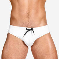 Bragas De Natación Para Hombre Estilo Low Rise Diseño Sólido Corto De Playa Bikini Móvil Briefs De Baño Push up Underpants - details 1