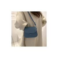 Bolso Cruzado de cuero PU para Mujer, Cartera de diseño, semicircular, estilo Retro, at fashion - details 22