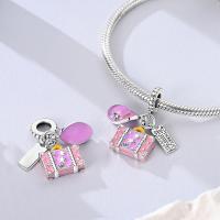 Encanto De Plata De 925 Para Pulsera Con Barco De Paseo Y Corazón Joyería Fina Para DIY Regalo Con Cuentas De Papel Y Rosas - details 66