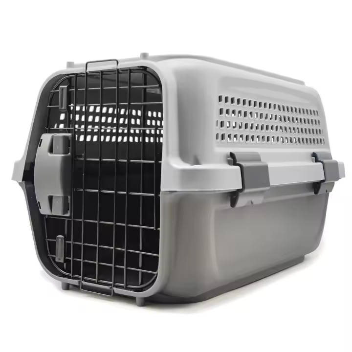 Transportín Plástico para Perros y Gatos Mascota Caja de Transporte 3 Tamaños para Elegir BPS-7272 - 1