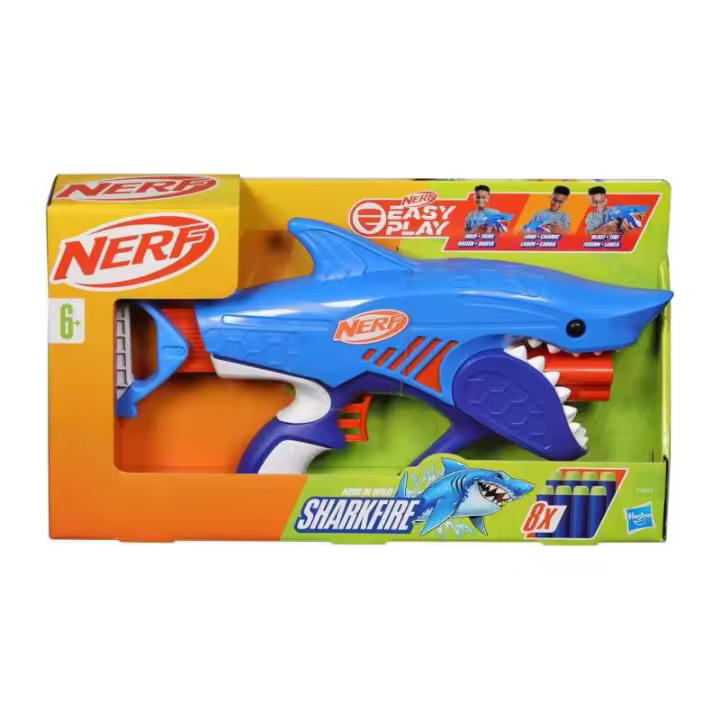 NERF JUNIOR SHARKFIRE TIBURÓN DE HASBRO - 1