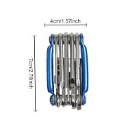 Herramienta Multifuncional Para Bicicleta 11 En 1 Con Cortador De Cadena Llave Y Destornillador Para MTB Ciclismo De Montaña Y Carretera Reparación De Bicicletas - details 0