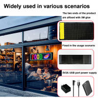 Panel De Pantalla LED Matriz De Pixeles Bluetooth APP Para Coche Hotel Bar Programmable LED Flexible Display Luz Nocturna DIY - details 5