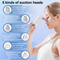 Limpiador De Puntos Negros USB Recargable Suction Vacío Facial Extractor De Comedones Quimono Negro Para Limpieza De Rostro - details 9