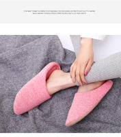 Zapatillas De Casa Para Hombres Y Mujeres Suaves De Peluche Cálidas Y Nonslip Para Interior Comodidad En Otoño E Invierno Para Parejas - details 6