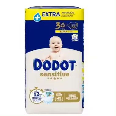 Pañales Dodot Sensitive Extra Talla 3+ (56 Uds.) Dodot - 1