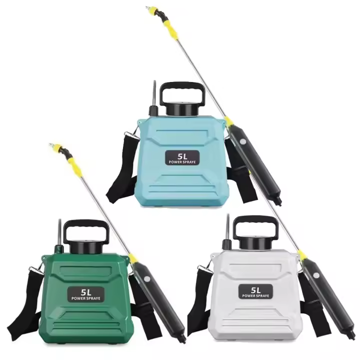 Almohadilla De Pesticidas Eléctrica Recargable USB 5L Portátil Para Jardín Y Limpieza De Vidrio Con Bote De Agua Y Regador Automático - 1