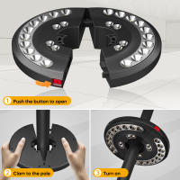 Luz de Paraguas de Patio LED Luz Nocturna de Camping de 3 Modos con Abrazadera Ajustable - details 2