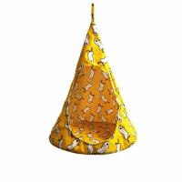 Cama Colgante Para Gato Removible Con Hamaca Cono Hogar Suave Lavable Tentón Para Gatos Jovenes Tamaño 44X34CM Plush - details 8