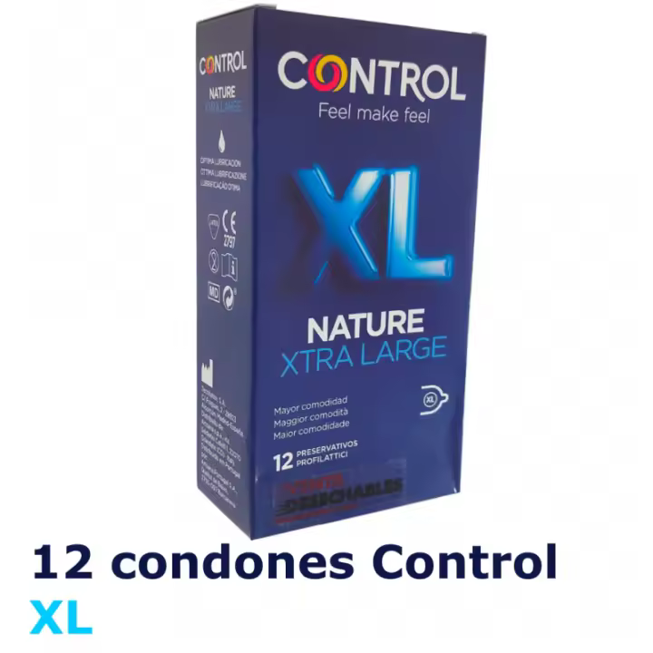 Control 12 Preservativos Control 190x54 XL Nature 8411134139610 - 1