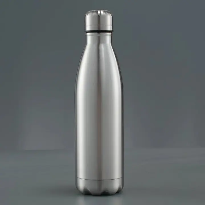 Botella De Agua De Acero Inoxidable 750/1000ML Portátil Para Deporte Al Aire Libre Ciclismo Camping Senderismo - Vaso De Bebida Reutilizable Para Adultos - 1