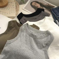 Camiseta De Verano Para Mujer Con Encaje Y Almohadillas De Sujetador Slimming Wrap Cintura Alta Sin Mangas Deporte Fitness Nylon - details 3