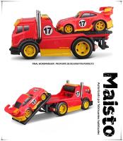 Modelo De Camión De Transporte Maisto 1:64 Chevrolet Ford Con Pallet Para Colección Y Juguete Infantil Metal Sin Batería - details 1