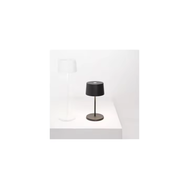 Lámpara de Mesa LED recargable y regulable Olivia pro mini Lila color - 1