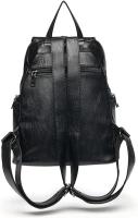 Mochipa De Cuero Genuino, Bolso Escolar Minimalist Y Preppy, MoChila De Viaje Y Bolso De Mano Para Mujeres - details 3