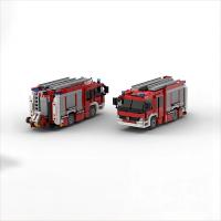 Juego De Construcción De Camión De Bomberos MOC City 1019 Piezas Torre De Rescate Lámpara Blocos De Brinquedos Para Niños Regalo Para Niño - details 2